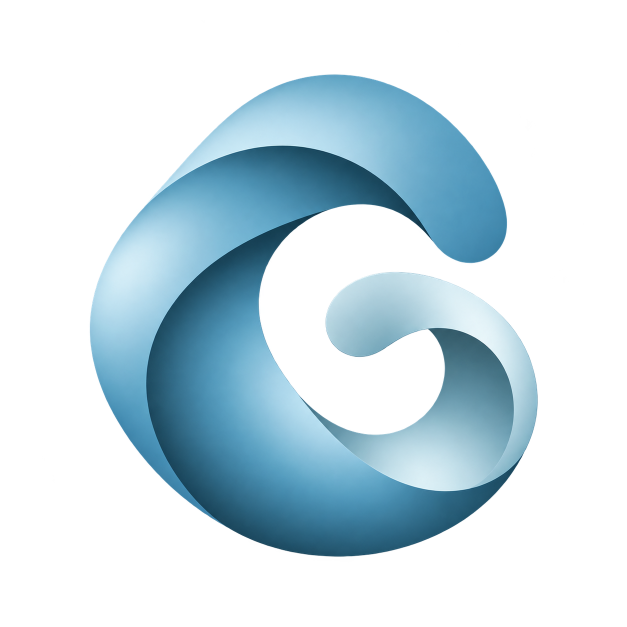 The WINDLE steel-blue ribbon mark with a transparent background